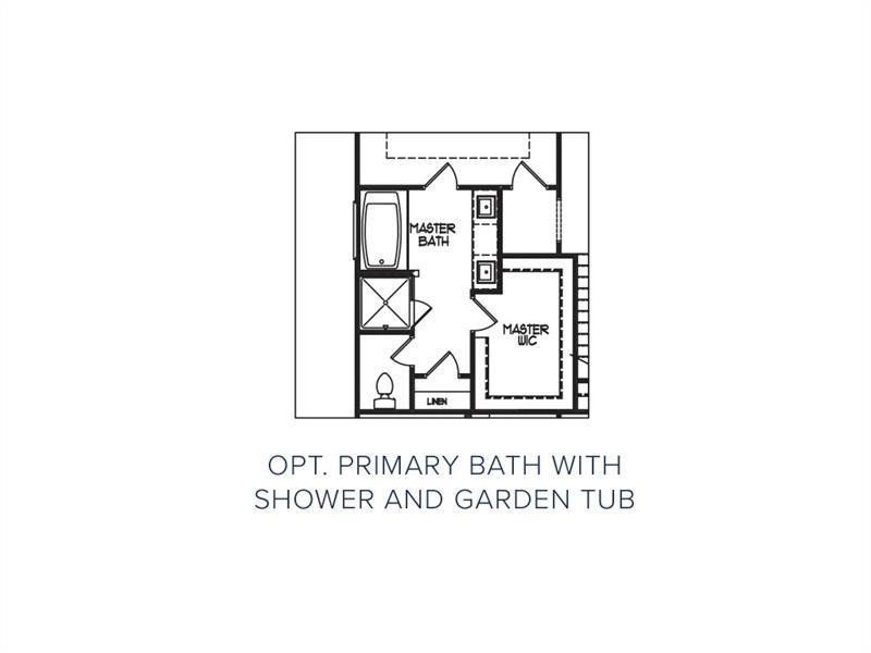2D floor plan layout of this home in Sutton's Landing, Statham, GA (Image 3).