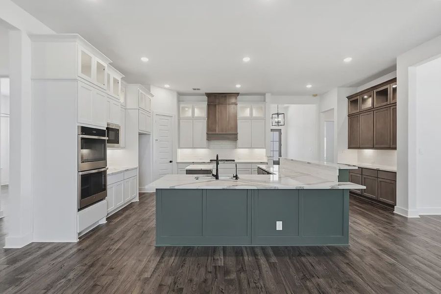 Representative furnished interior of a home built from the Kingston by Chesmar Homes in Prominence 60's, San Antonio (Image 14).