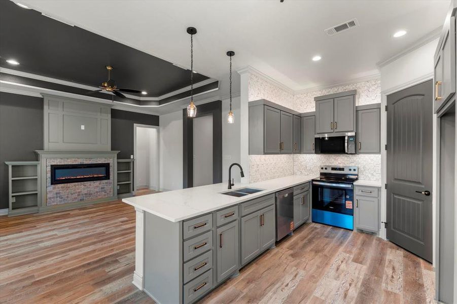 Furnished interior view inside a new home in , Trinidad (Image 11). Furnished interior view inside a new home in , Trinidad (Image 11).