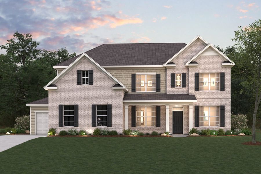 Gen3 Elevation for the 2 story Biltmore floor plan at Conner Farms in Dawsonville Georgia