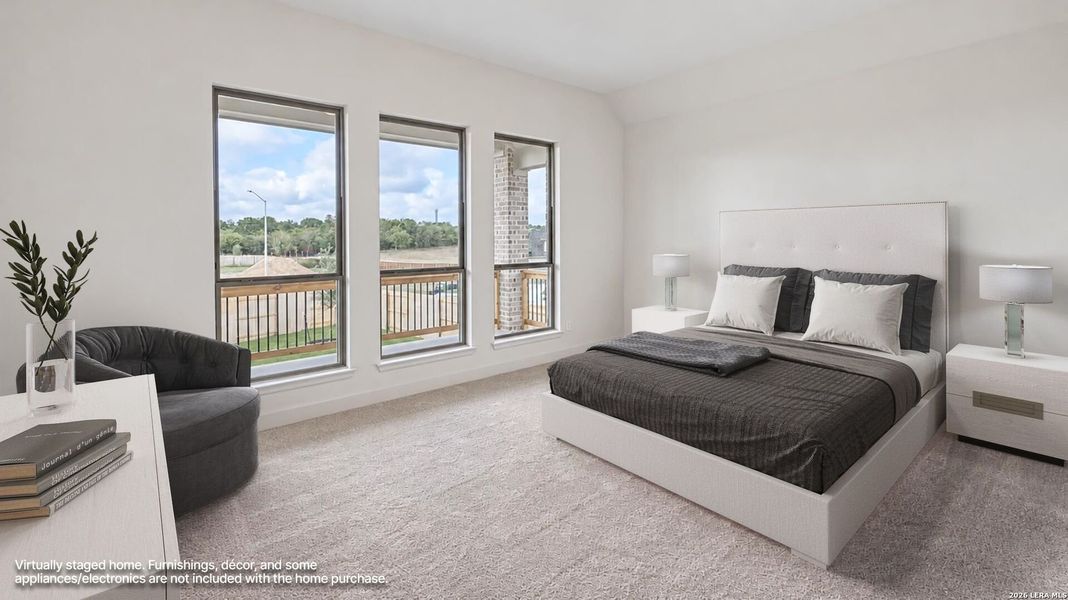 Furnished interior view inside a new home in Homestead, Schertz (Image 7). Furnished interior view inside a new home in Homestead, Schertz (Image 7).