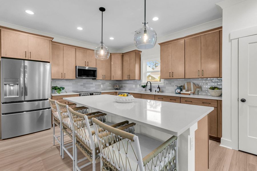 Furnished interior view inside a new home in , Charleston (Image 14).