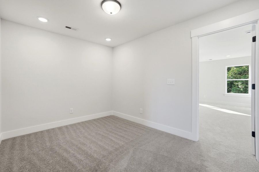 Spacious, unfurnished interior of a new home in Blythe Mill Townhomes, Waxhaw (Image 28). Spacious, unfurnished interior of a new home in Blythe Mill Townhomes, Waxhaw (Image 28).