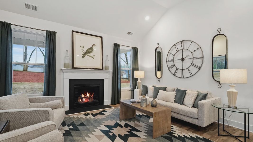 Family Room of The Oakleigh Design by DRB Homes Family Room of The Oakleigh Design by DRB Homes