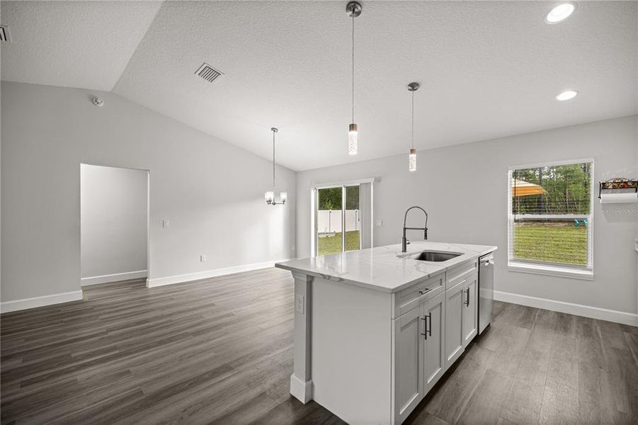 Furnished interior view inside a new home in , Ocala (Image 2).