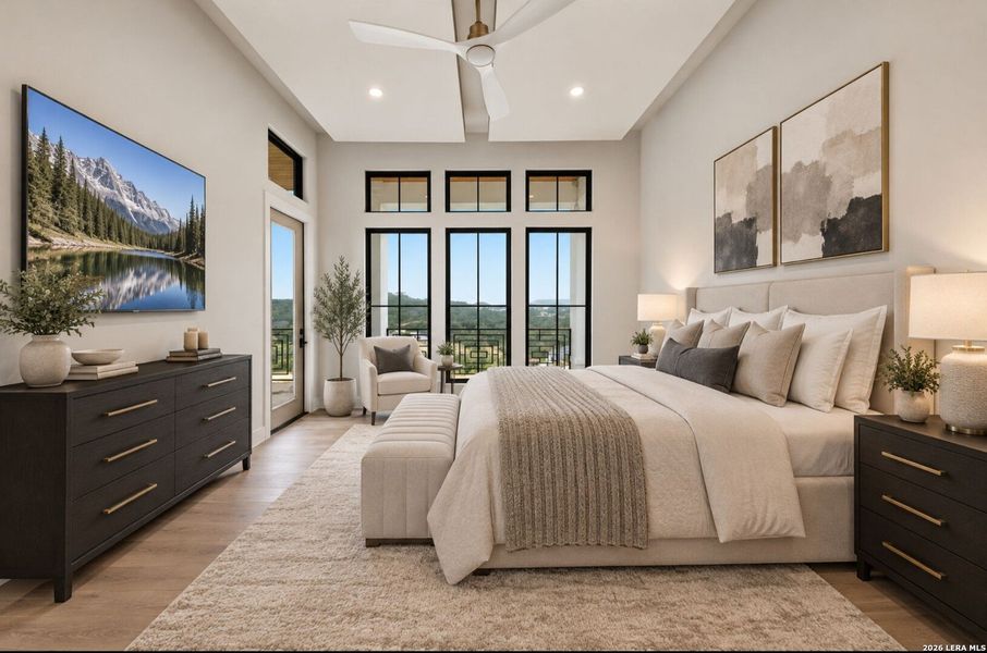 Furnished interior view inside a new home in , San Antonio (Image 6).