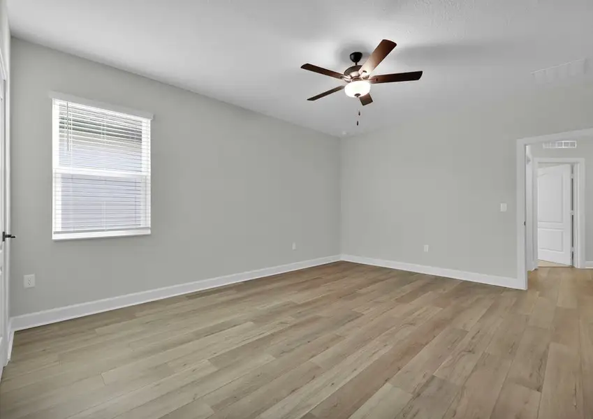 Unwind in the master bedroom after a long day