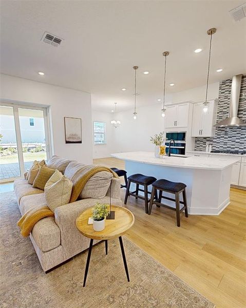 Furnished interior view inside a new home in Palms at Windermere, Windermere (Image 3).