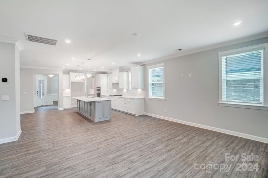 Gathering Space with View to Kitchen