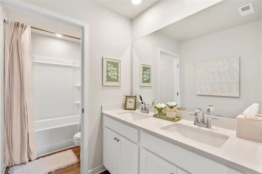 Furnished interior view inside a new home in Walker Grove, McDonough (Image 9).