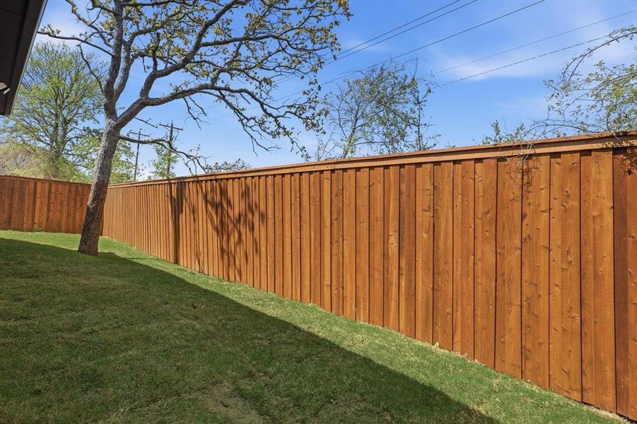 Exterior details and patio area of a home in , Denton (Image 26).