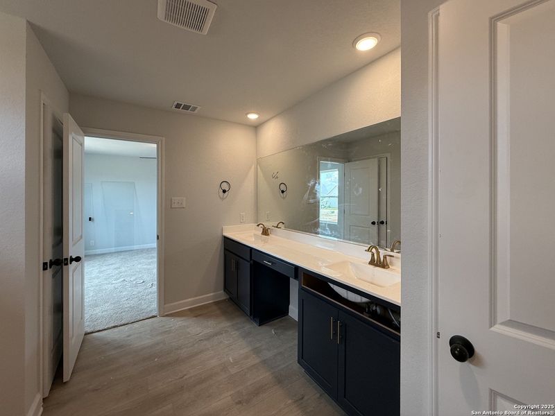 Furnished interior view inside a new home in Enclave at Hennersby Hollow 50's, San Antonio (Image 10). Furnished interior view inside a new home in Enclave at Hennersby Hollow 50's, San Antonio (Image 10).