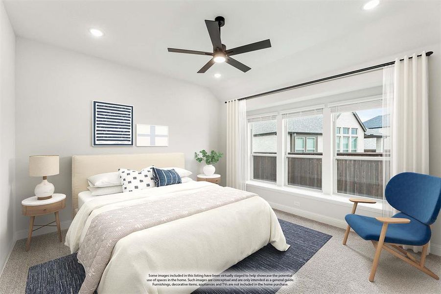 Furnished interior view inside a new home in Waterscape Classic 50s, Royse City (Image 20).