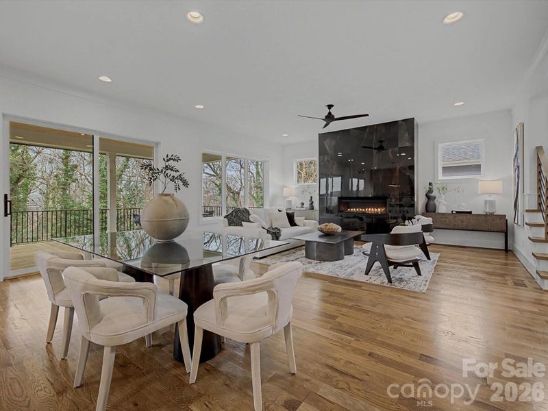 Furnished interior view inside a new home in , Charlotte (Image 9).