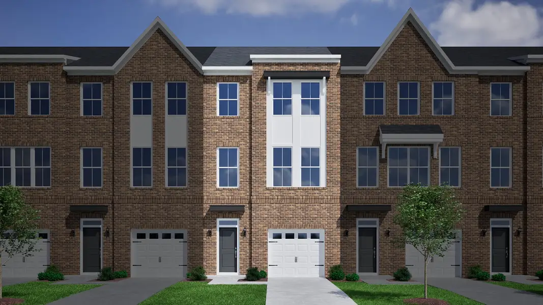 Representative exterior photo of a completed home built from the Corabell 3-Story 1-Car Garage - Vanguard Collection by Mungo Homes in Vista at Cane Bay, Summerville, SC (Image 4).