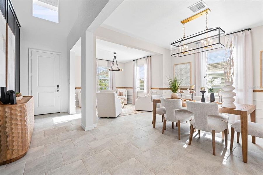 Furnished interior view inside a new home in Rye Ranch: Executive Homes, Parrish (Image 5).