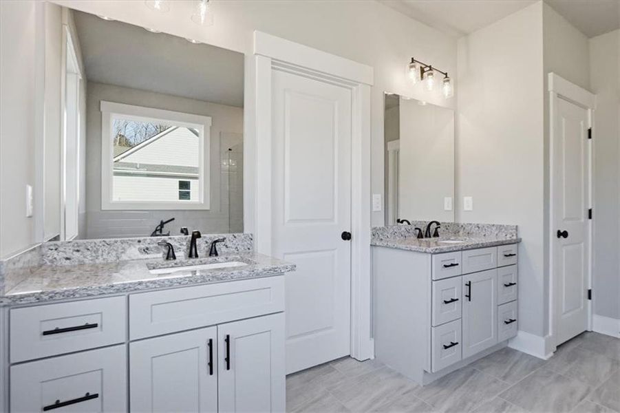 Furnished interior view inside a new home in , Statham (Image 44).