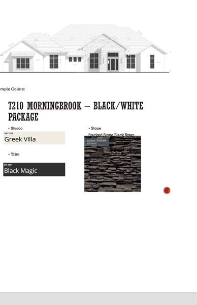 Stone & exterior in progress