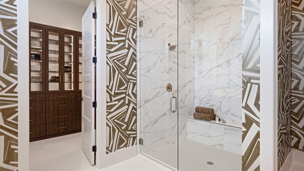 Furnished interior view inside a new home in L'Ambiance at Avenir, Palm Beach Gardens (Image 6).