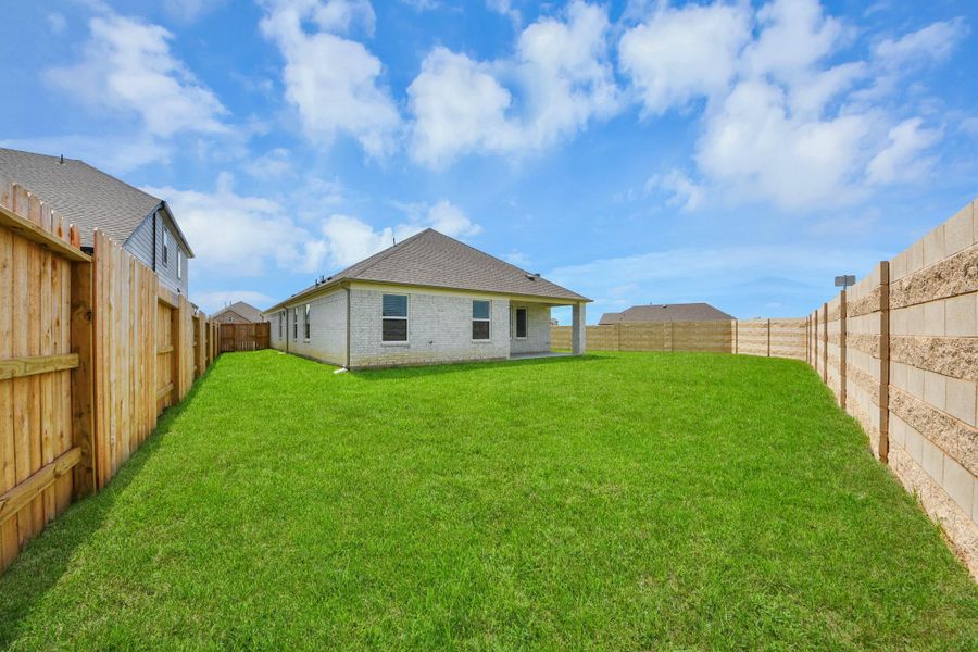 Exterior details and patio area of a home in River Ranch, Dayton (Image 27). Exterior details and patio area of a home in River Ranch, Dayton (Image 27).