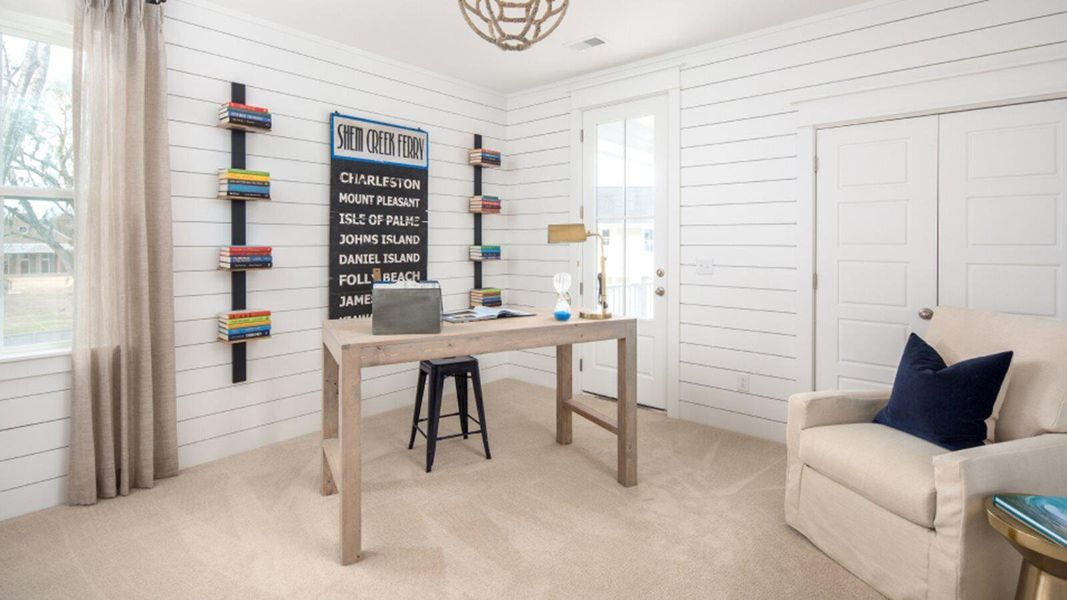 Furnished interior view inside a new home in Heron's Walk at Summers Corner, Summerville (Image 17).