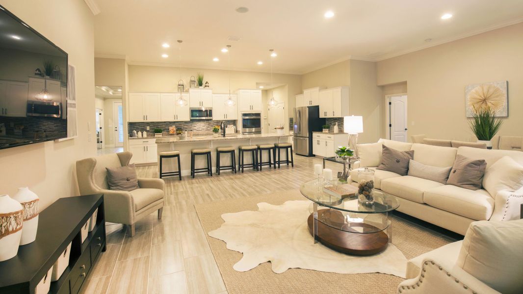 Furnished interior view inside a new home in Northshore, Kingsland (Image 6). Furnished interior view inside a new home in Northshore, Kingsland (Image 6).