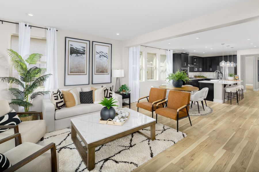 Representative furnished interior of a home built from the Geneva by Beazer Homes in Highpointe at Northpointe, Peoria (Image 8).