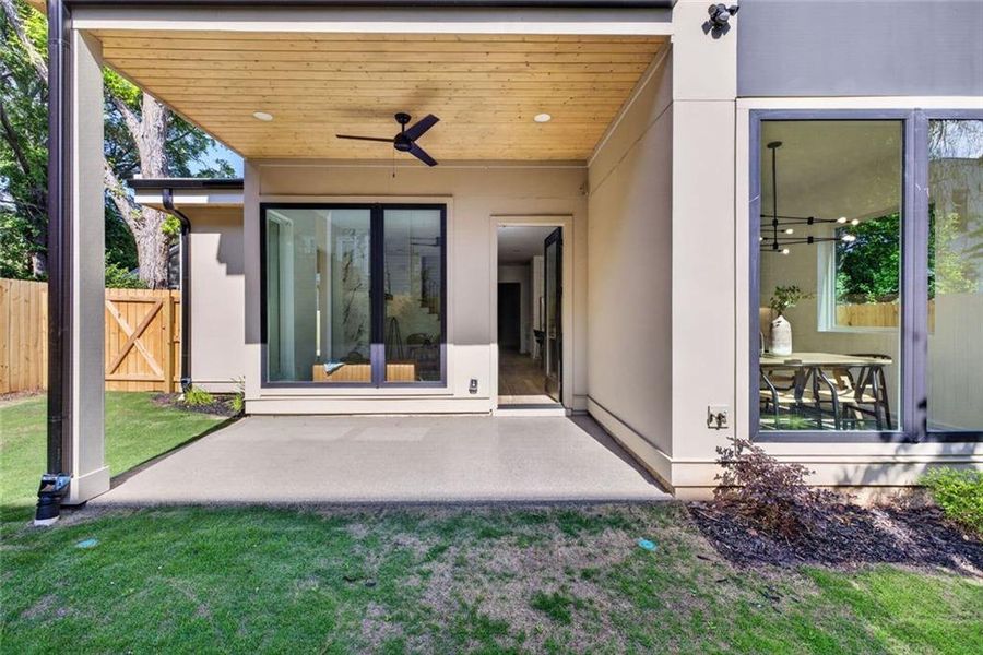Exterior details and patio area of a home in , Atlanta (Image 36). Exterior details and patio area of a home in , Atlanta (Image 36).