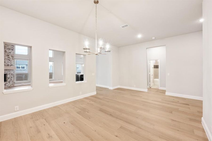 Spacious, unfurnished interior of a new home in Hayes Crossing, Midlothian (Image 23).
