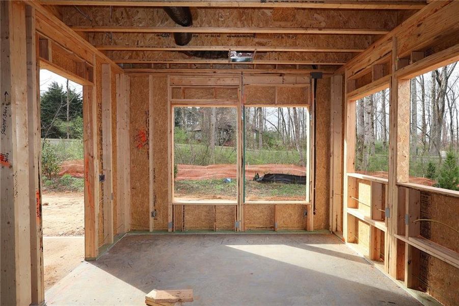In-progress construction of a new home in Settingdown Farms, Cumming, GA (Image 6).