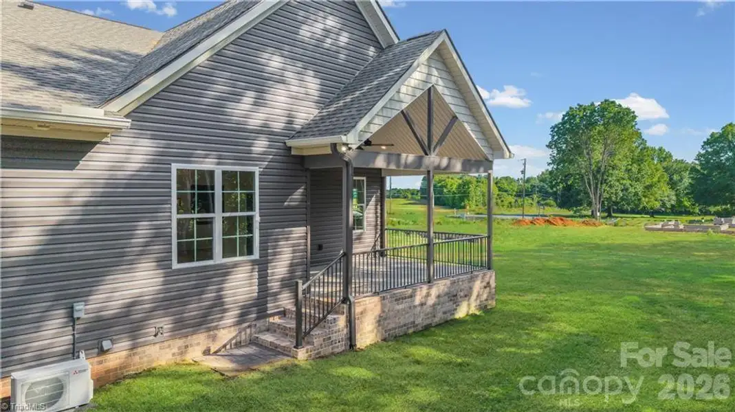 Exterior details and patio area of a home in , Advance (Image 3).
