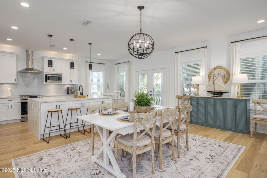 Furnished interior view inside a new home in , St. Augustine (Image 10).