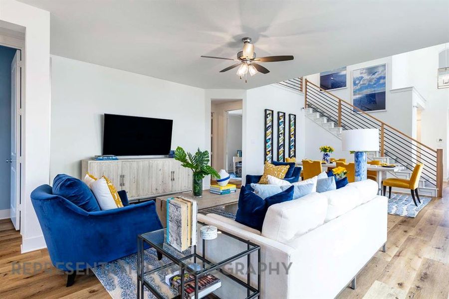 Furnished interior view inside a new home in Bel Air Village: 50ft. lots, Sherman (Image 21).