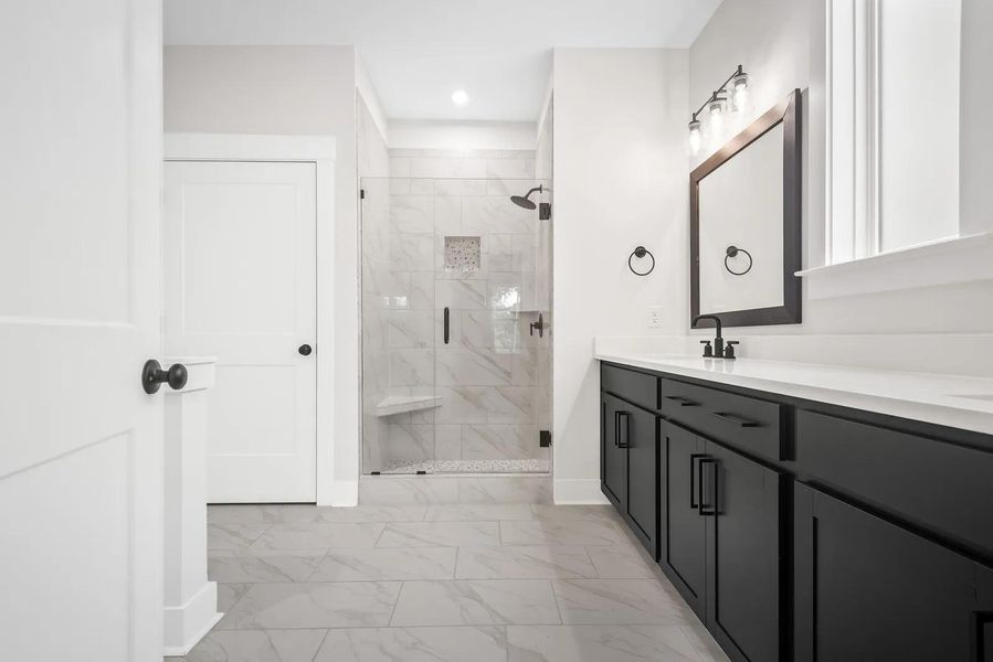 The Dahlia C Primary Suite Bathroom