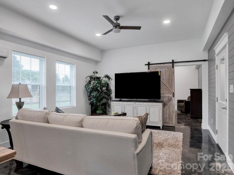 Furnished interior view inside a new home in , Clover (Image 23).