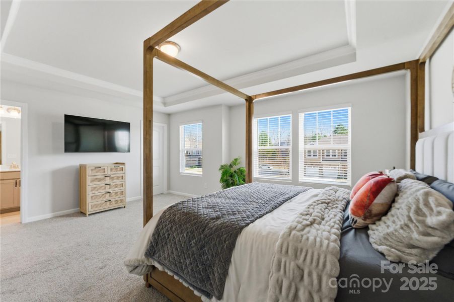 Upper level primary bedroom