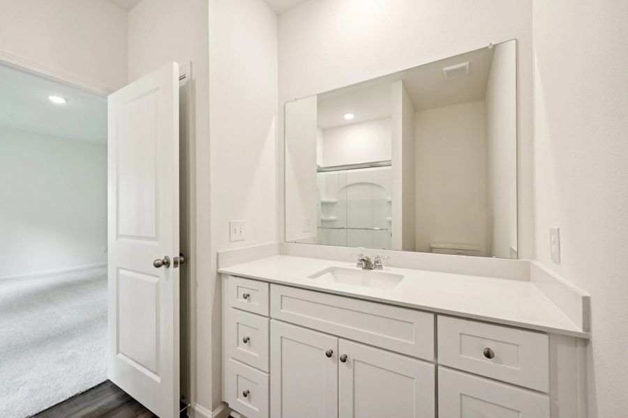Representative furnished interior of a home built from the Glimmer by Starlight Homes in Cordova Trails, Seguin (Image 12).