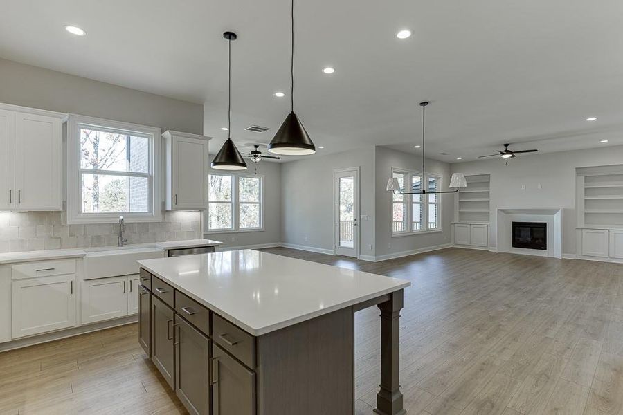 Furnished interior view inside a new home in , Buford (Image 16).