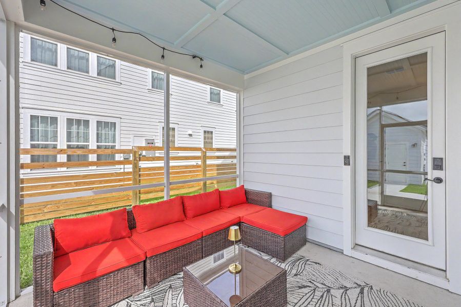 Exterior details and patio area of a home in , Summerville (Image 28). Exterior details and patio area of a home in , Summerville (Image 28).