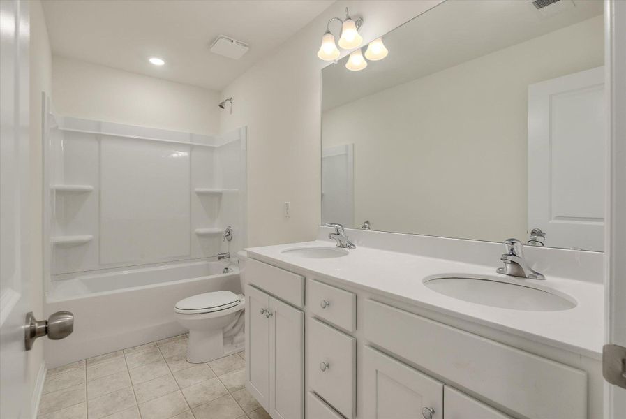 Furnished interior view inside a new home in The Landings at Montague, Goose Creek (Image 15).