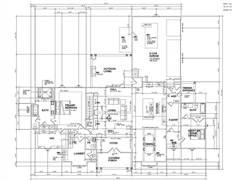 2D floor plan layout of this home in , Bogart, GA (Image 3).