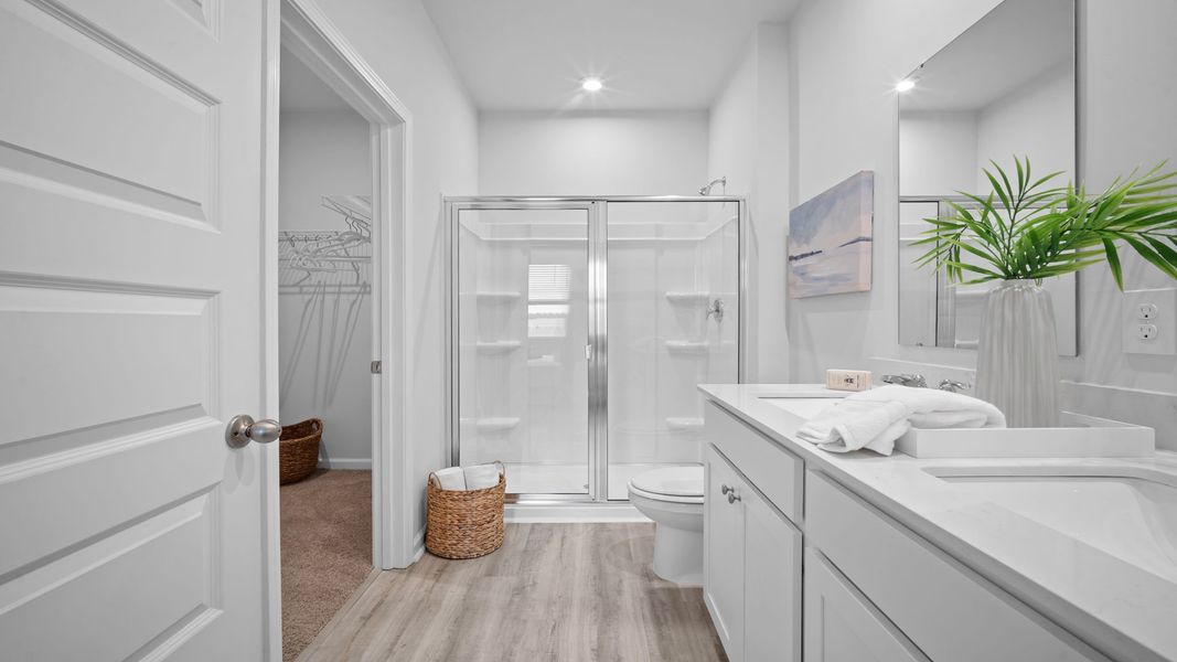 Furnished interior view inside a new home in The Lakes at North Glynn, Brunswick (Image 14).