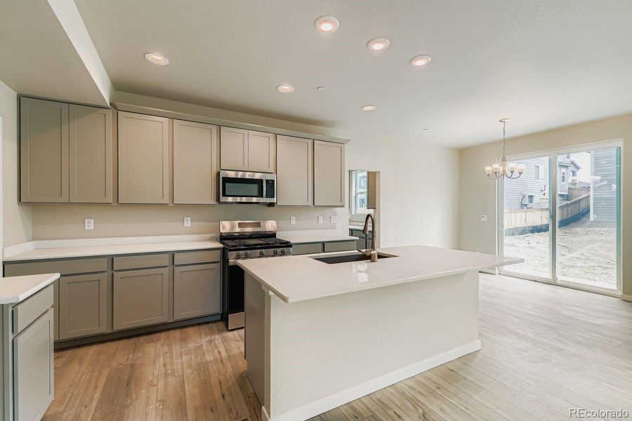 Furnished interior view inside a new home in Buffalo Highlands – Commerce City, Commerce City (Image 8). Furnished interior view inside a new home in Buffalo Highlands – Commerce City, Commerce City (Image 8).