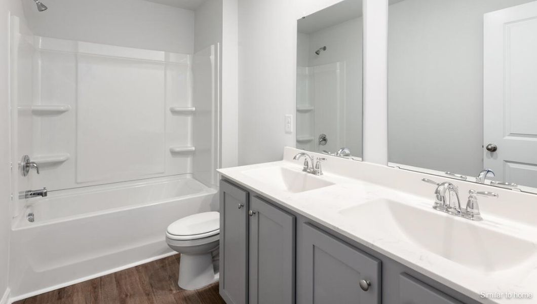 Furnished interior view inside a new home in Grayson Park, Leland (Image 14).