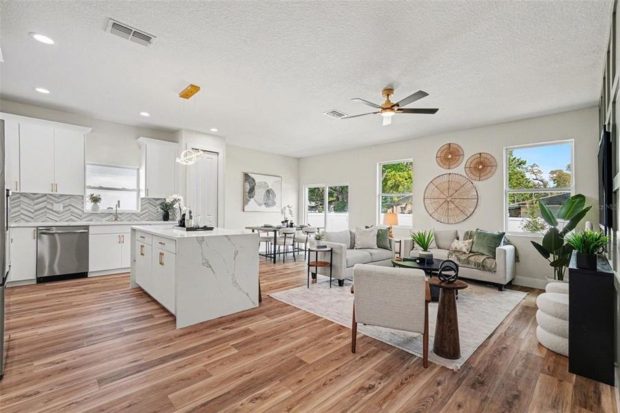 Furnished interior view inside a new home in , Tampa (Image 16).