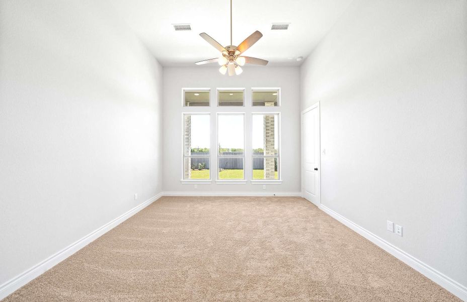Representative unfurnished interior of a home built from the 3054 by Ravenna Homes in The Highlands 55′, Porter (Image 35). Representative unfurnished interior of a home built from the 3054 by Ravenna Homes in The Highlands 55′, Porter (Image 35).