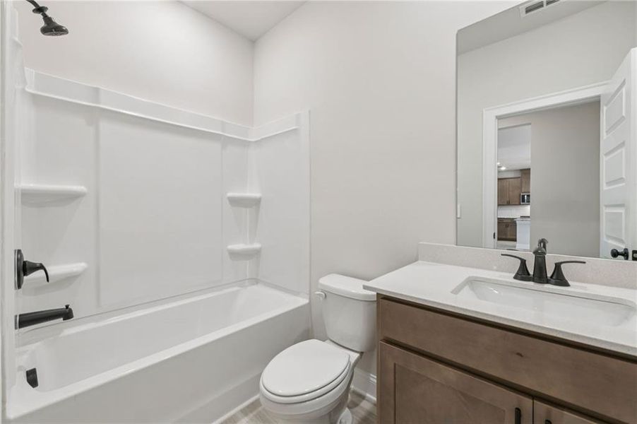 Furnished interior view inside a new home in Martin Springs - Estate Series, Lawrenceville (Image 6). Furnished interior view inside a new home in Martin Springs - Estate Series, Lawrenceville (Image 6).