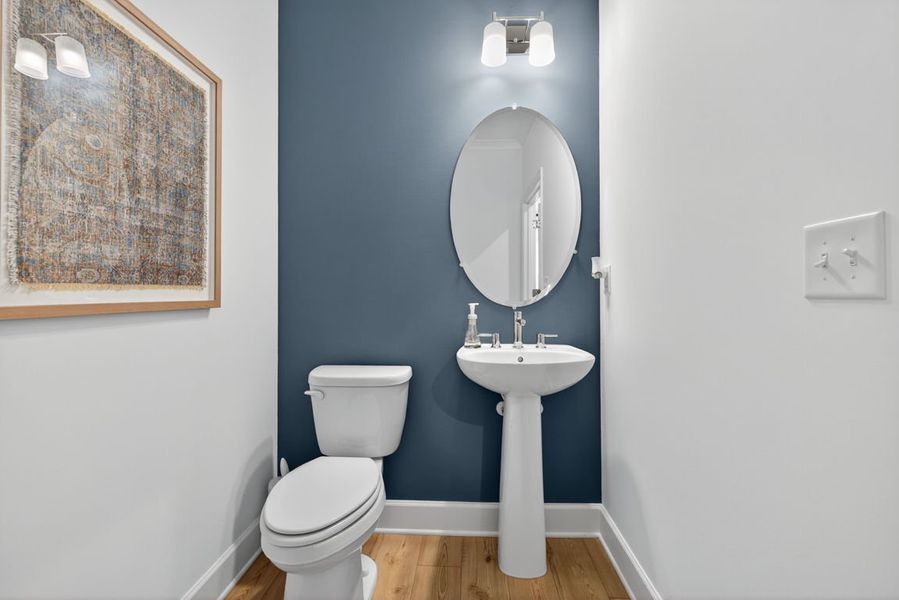 Representative furnished interior of a home built from the Hampton by Pulte Homes in Watermist at Mirror Lake, Villa Rica (Image 17).