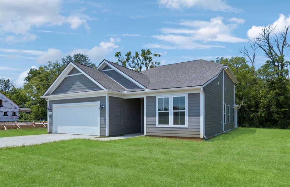 Front exterior of a new home in Glenview Farms, Murfreesboro, TN, highlighting curb appeal (Image 28). Front exterior of a new home in Glenview Farms, Murfreesboro, TN, highlighting curb appeal (Image 28).