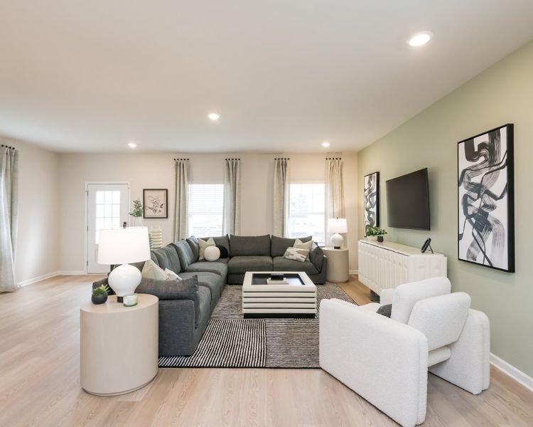 Furnished interior view inside a new home in Nolen Farm, Gastonia (Image 3).
